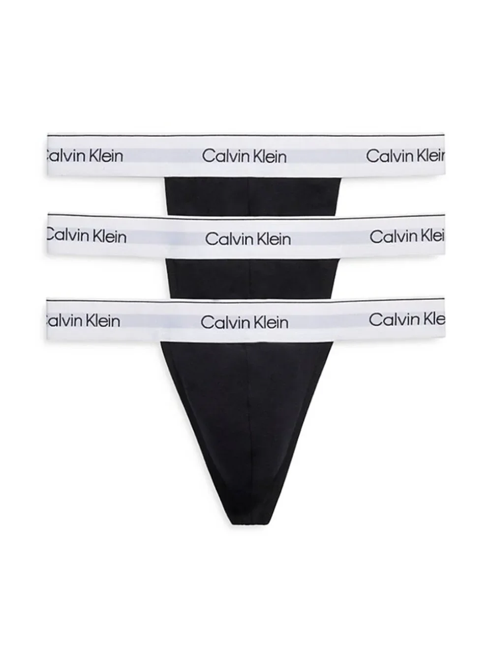 Calvin Klein Men's Icon Cotton Stretch 3-Pack Thong - Black - S